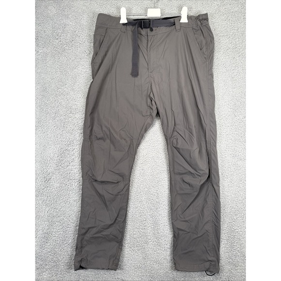 Wrangler ATG Hiking Pants Mens 38x30‎ Gray Belted Nylon Stretch - Picture 1 of 10